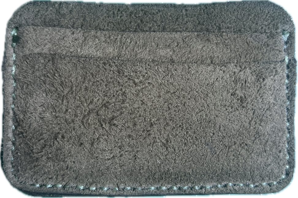 Suede Card Holder