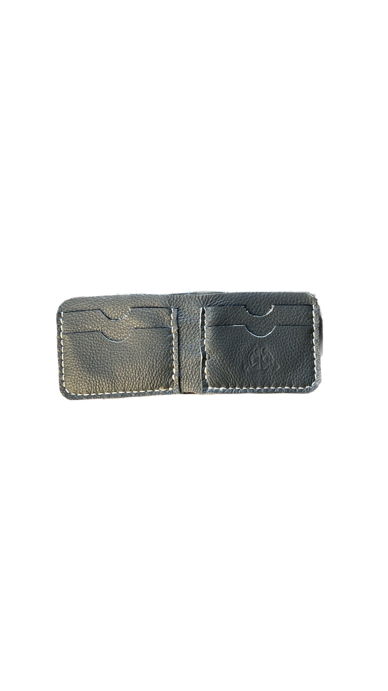 Pebbled Leather Bi Fold Wallet