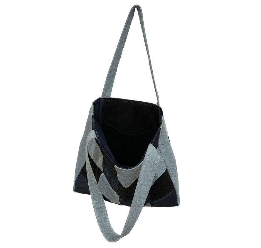 Patchwork tote bag