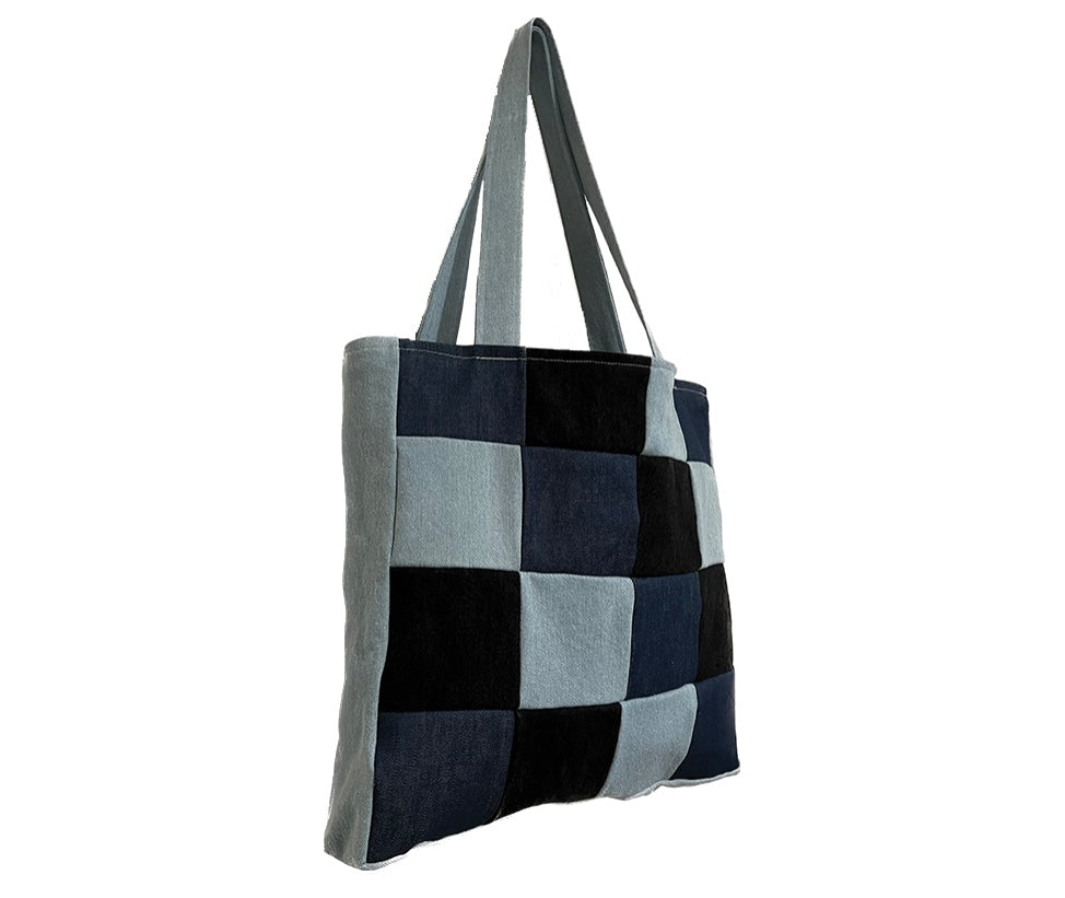 Patchwork tote bag
