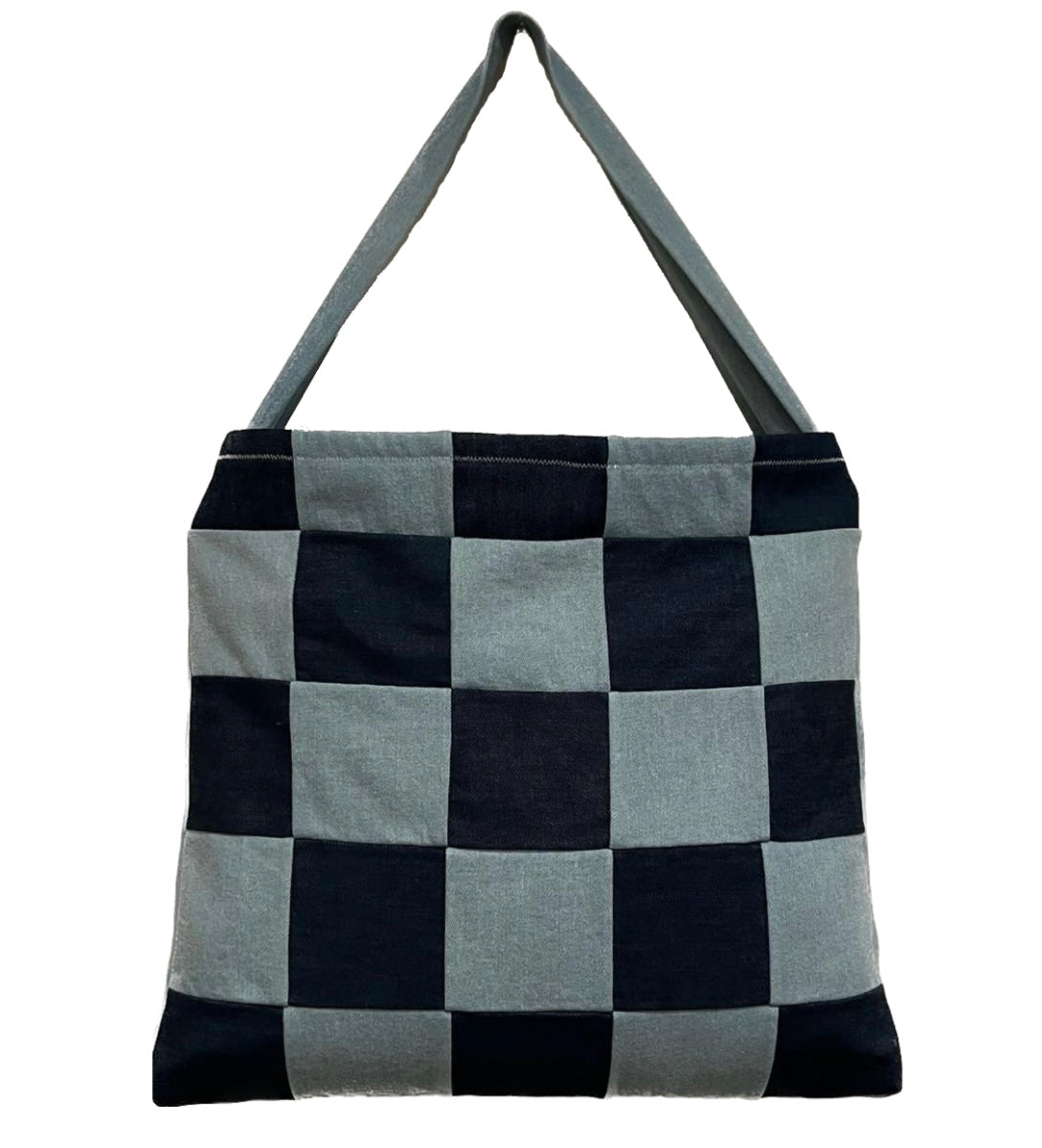 Patchwork tote/crossbody bag