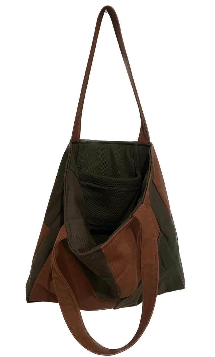 Patchwork tote bag