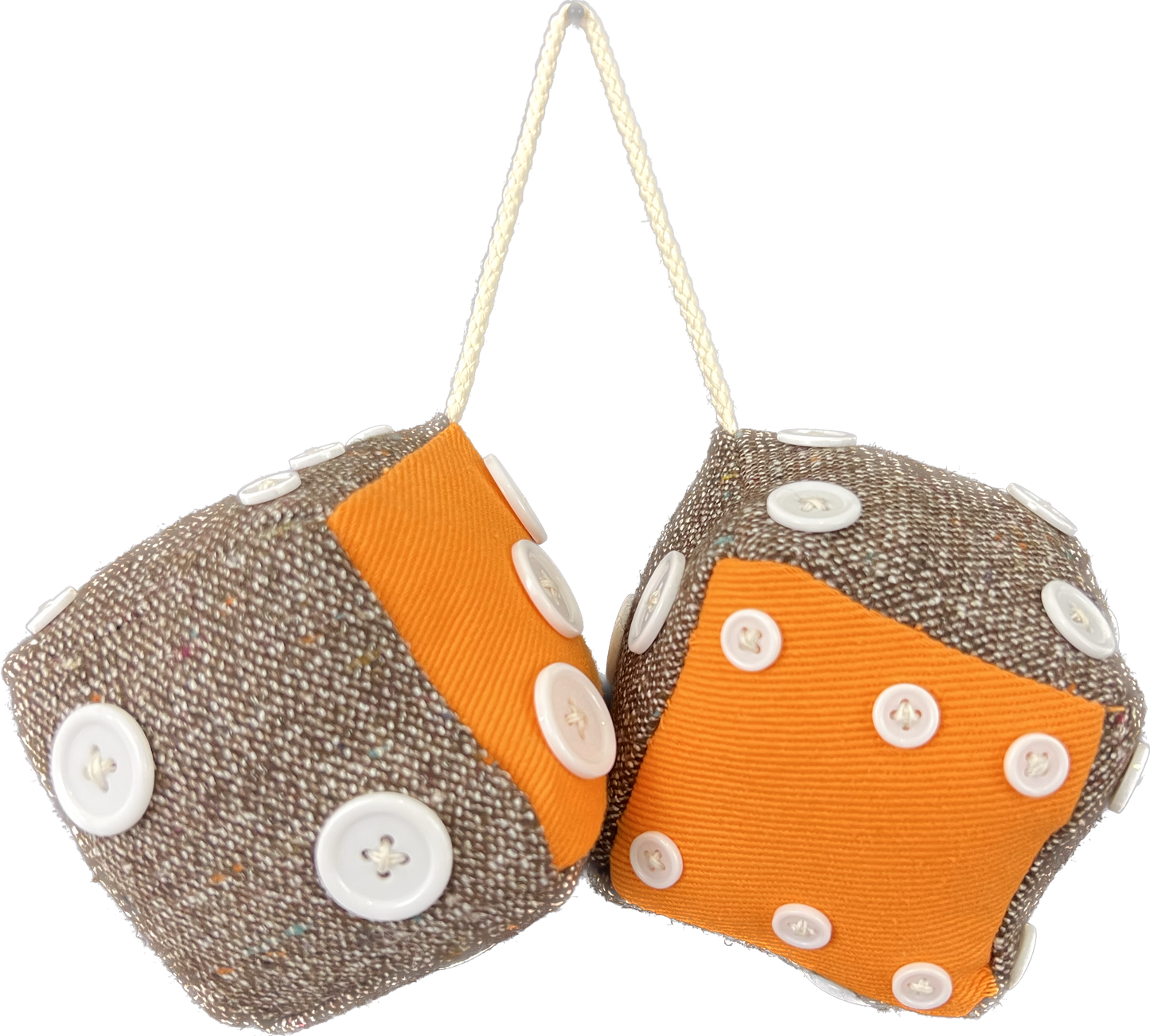 Tweed Car Dice