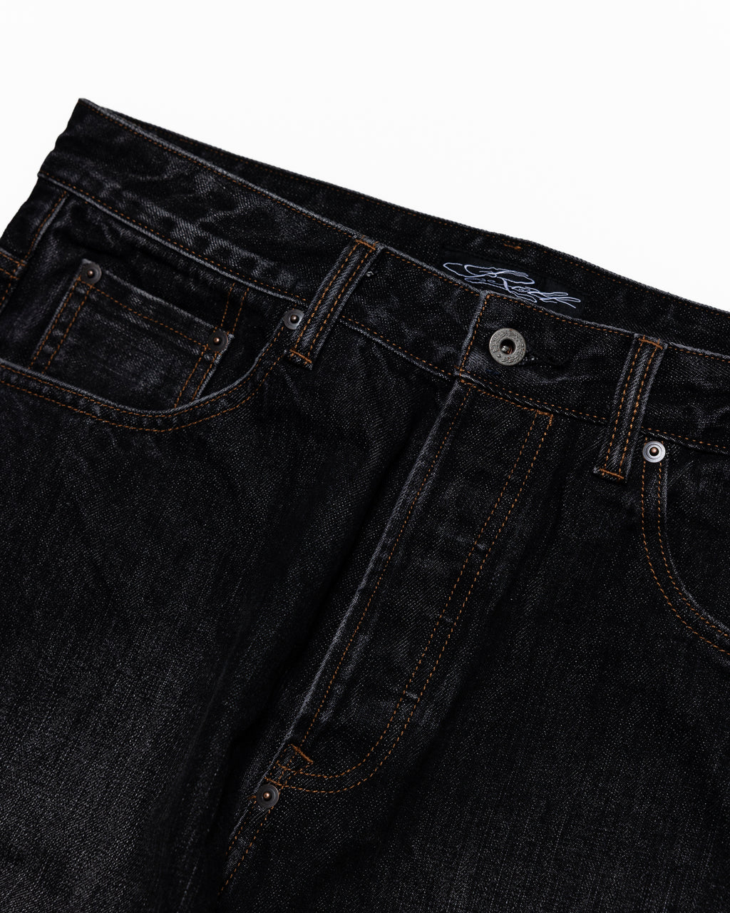 SELVEDGE BUCKLE BACK JEAN