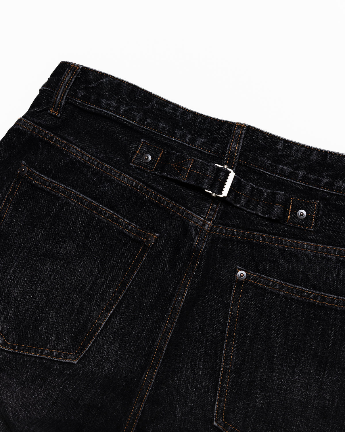 SELVEDGE BUCKLE BACK JEAN