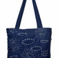 Repaired Denim Tote Bag