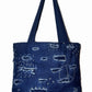 Repaired Denim Tote Bag