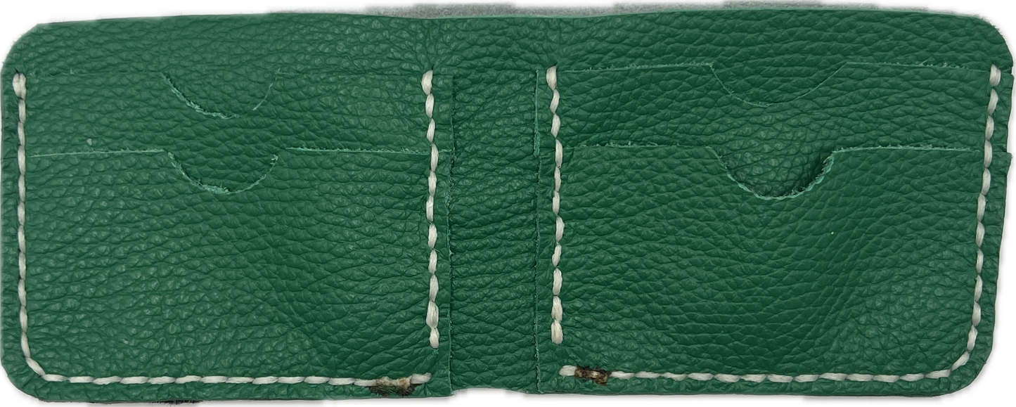 Cow Hide Bi Fold Wallet