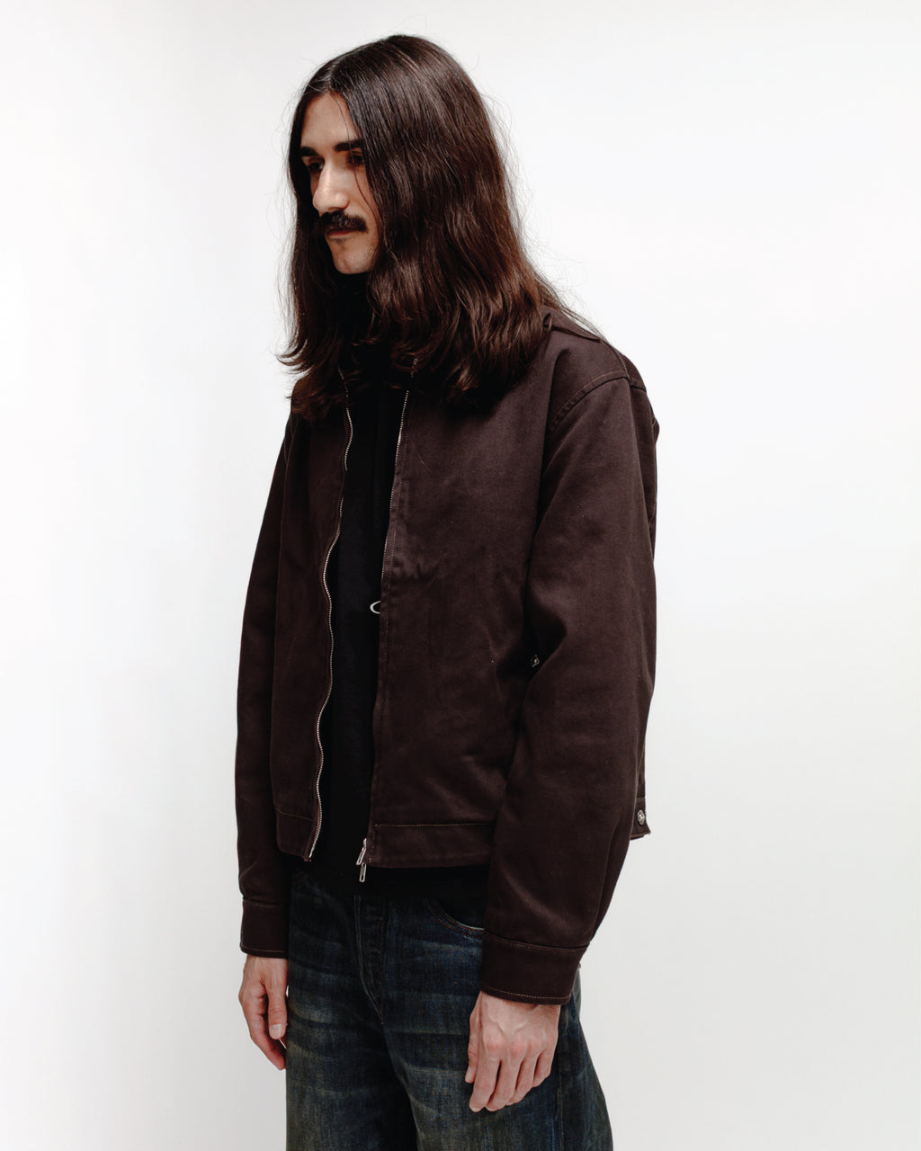 CANVAS GARMENT DYED WORK JACKET
