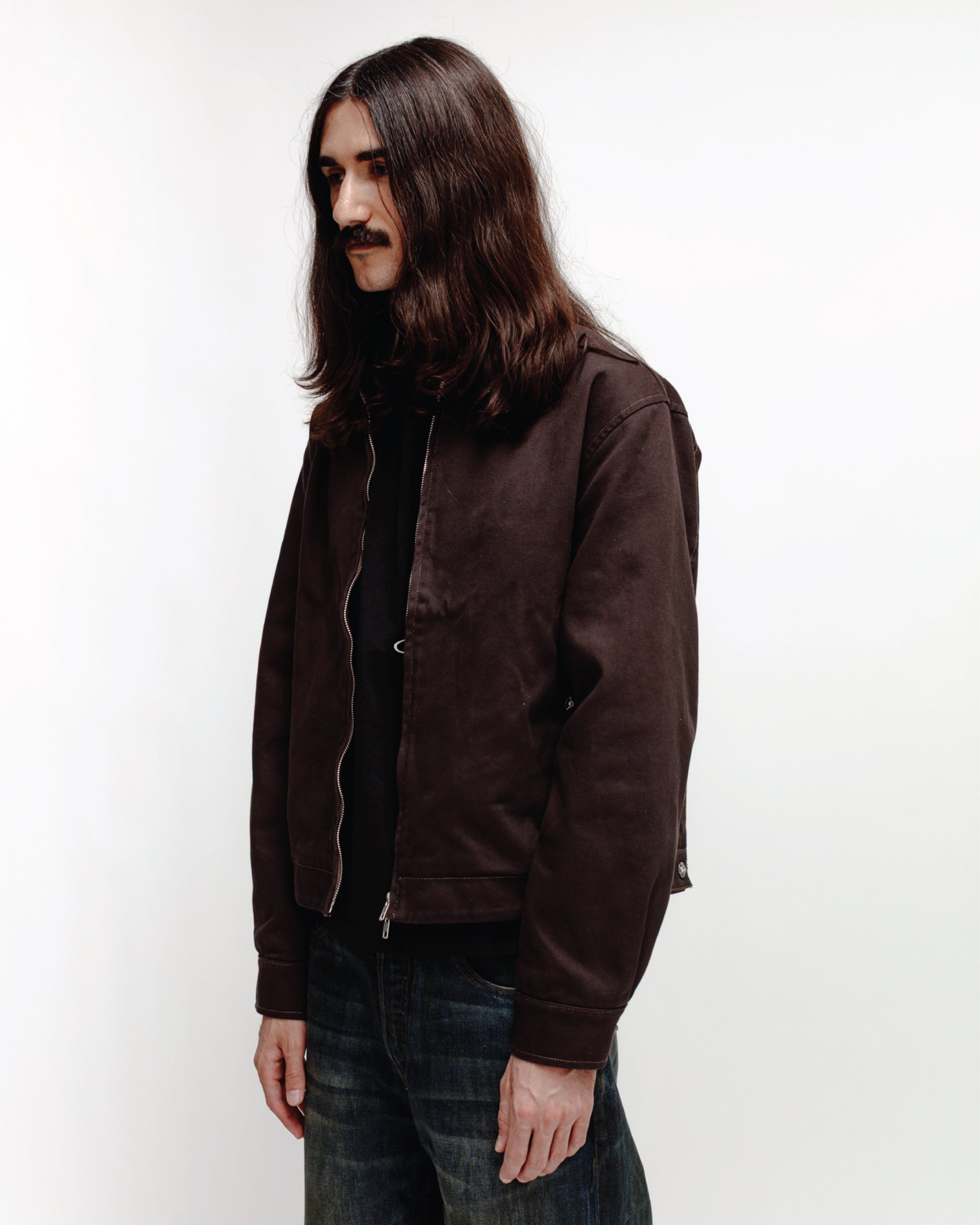 CANVAS GARMENT DYED WORK JACKET
