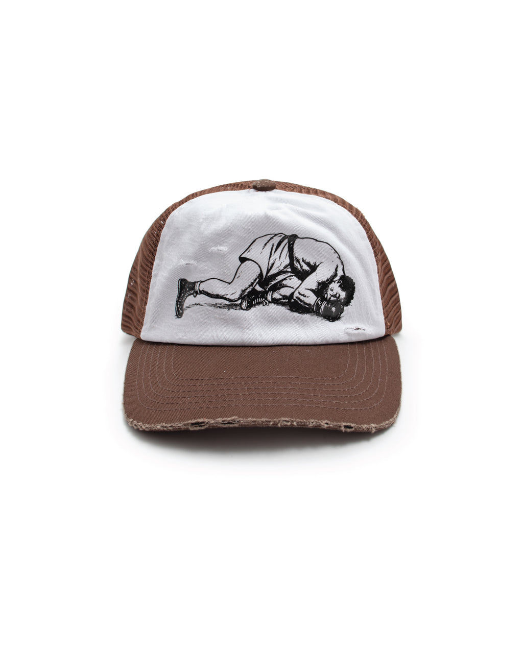 FALLEN MAN 5-PANEL TRUCKER HAT