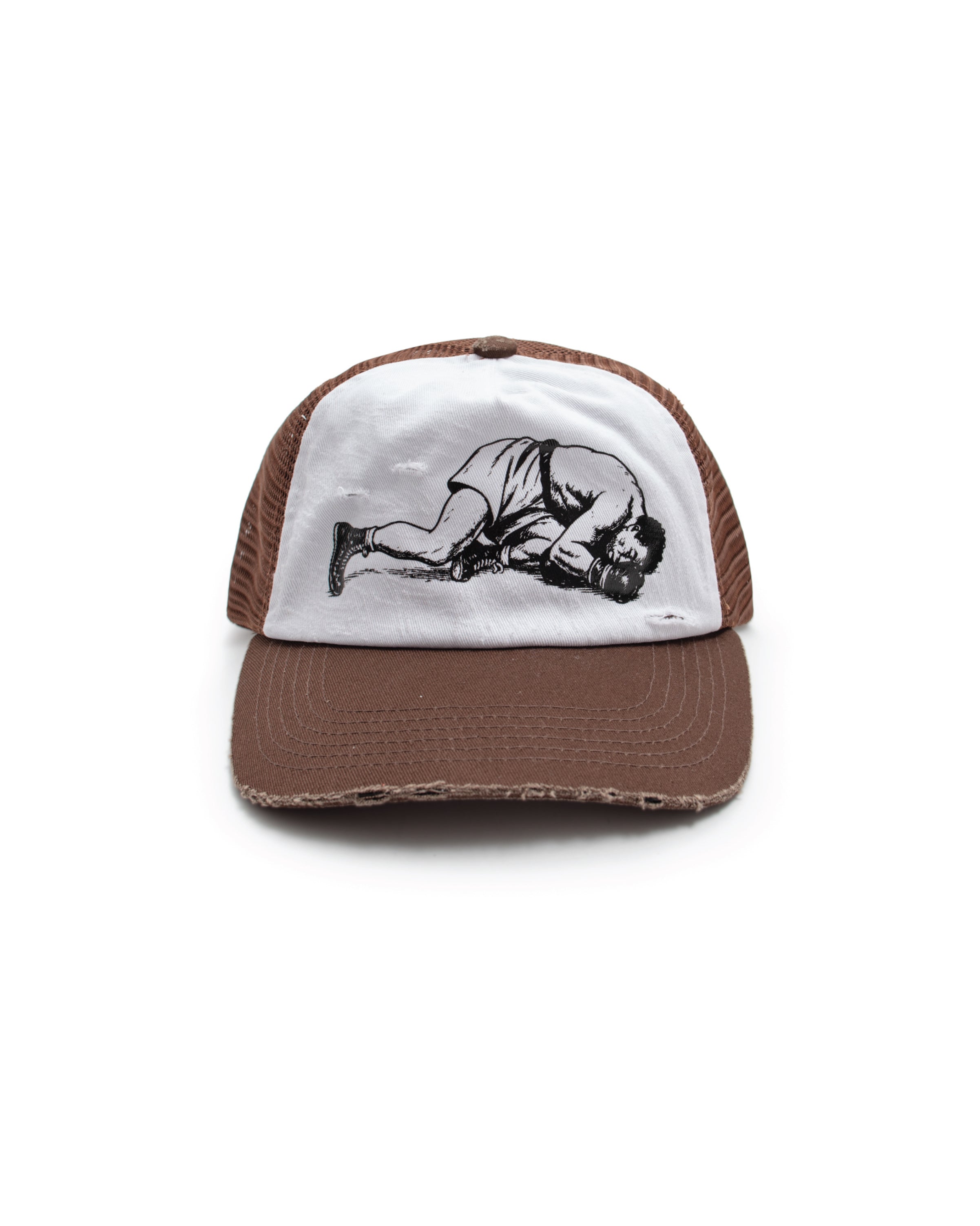 FALLEN MAN 5-PANEL TRUCKER HAT