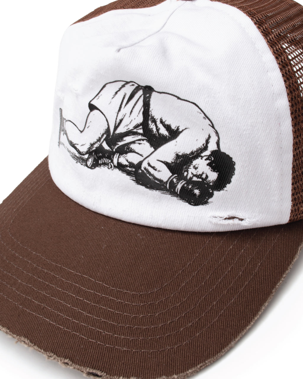 FALLEN MAN 5-PANEL TRUCKER HAT