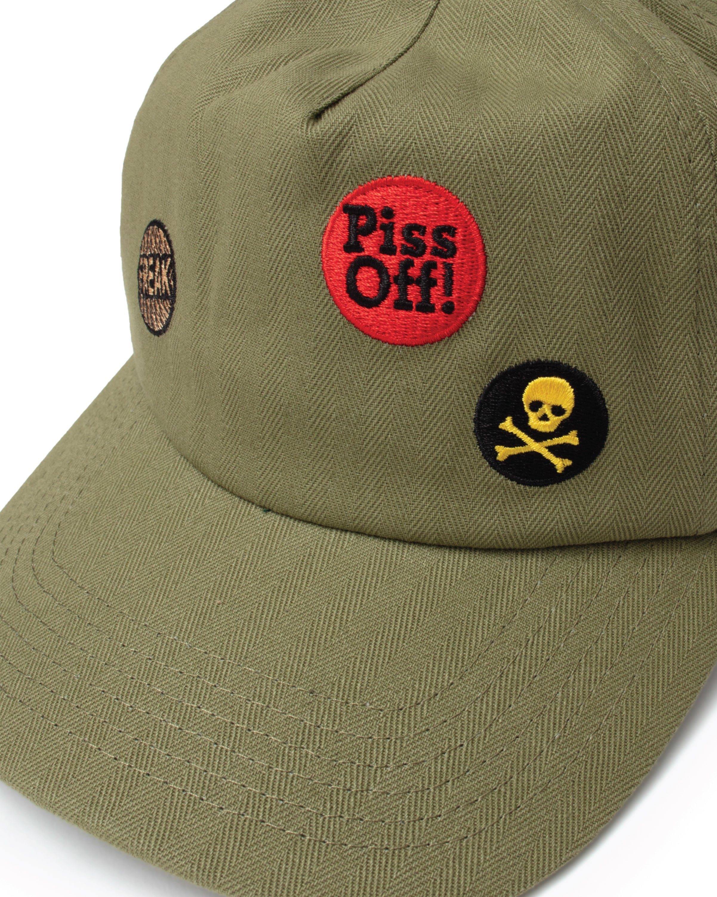 BADGES HERRINGBONE 5-PANEL HAT