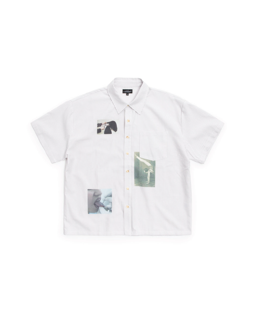 PINSTRIPE BUTTON UP SHIRT