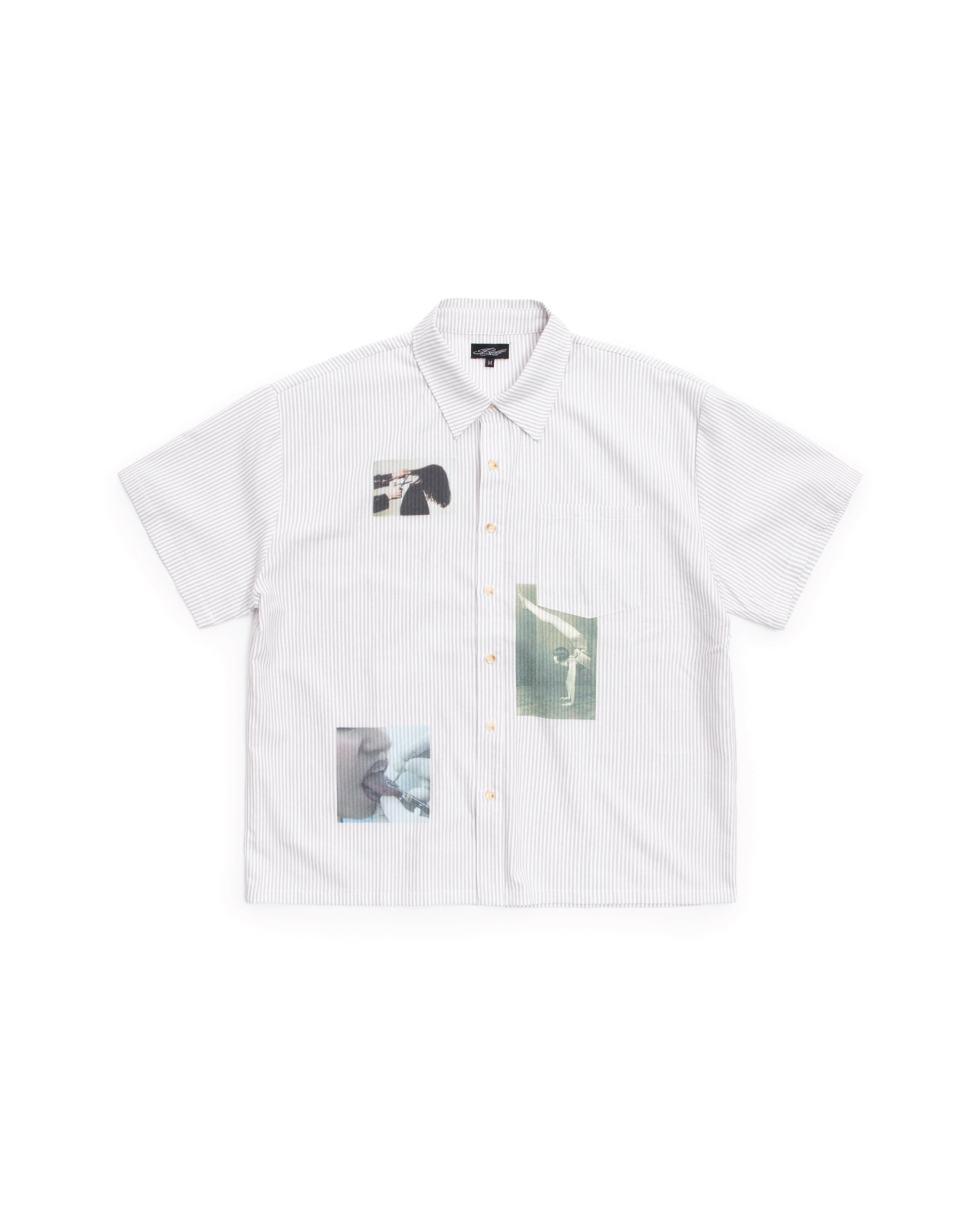 PINSTRIPE BUTTON UP SHIRT