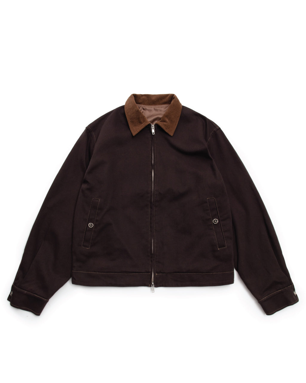 CANVAS GARMENT DYED WORK JACKET