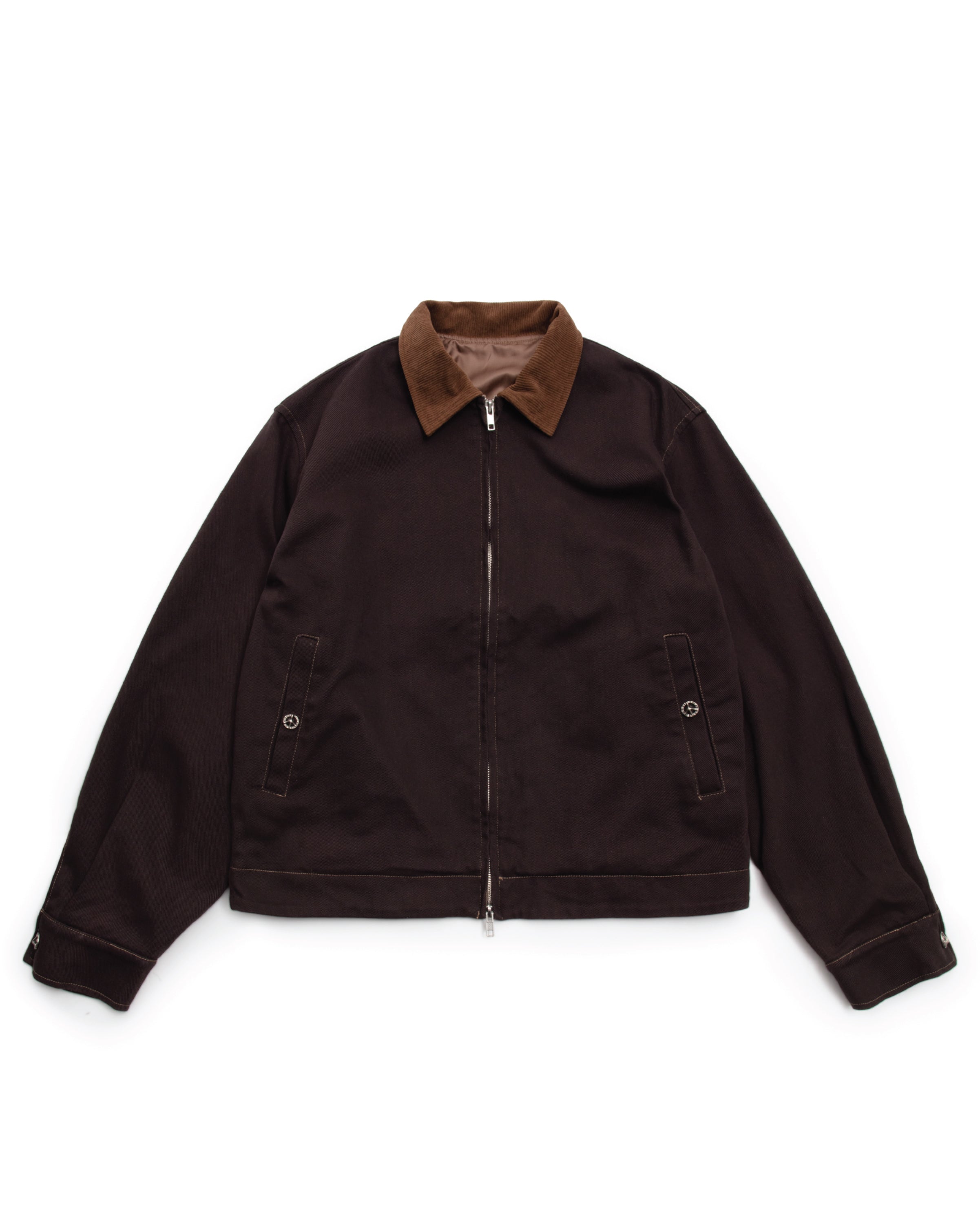 CANVAS GARMENT DYED WORK JACKET