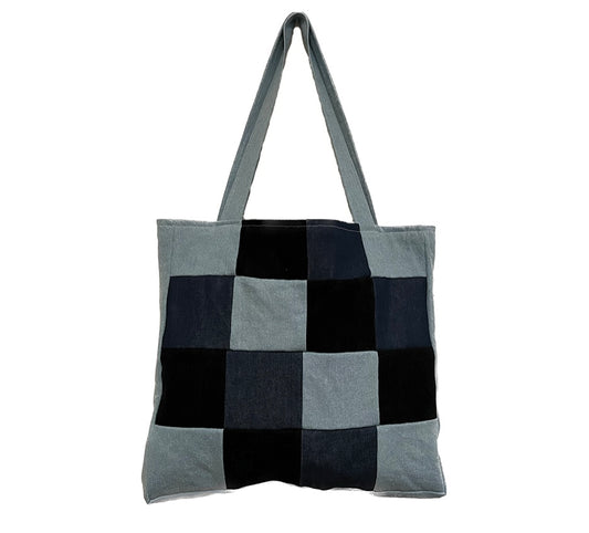 Patchwork tote bag